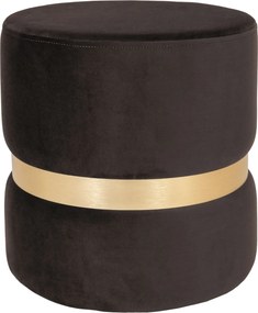 Ring puff - arany gyűrű - H48 - barna bársony R