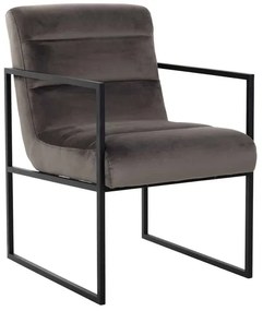 NT Clara Stone / Black karfás dizájn szék