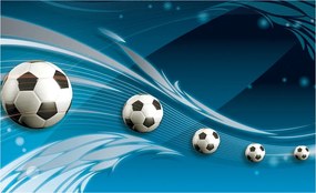 Flizelin fotótapéta Labdarúgás absztrakt sport és stílus 368x254 +ragasztó