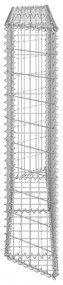 trapéz alakú horganyzott acél gabion magaságyás 150x20x100 cm