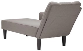 Fotel társalgó jobb karfával Taupe szövet