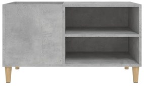 betonszürke szerelt fa hanglemezszekrény 84,5x38x48 cm