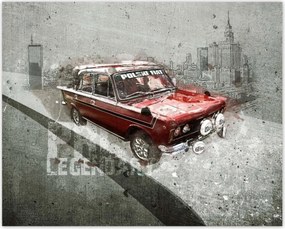 Poszterek 50x40 Piros Nagy Fiat 125p