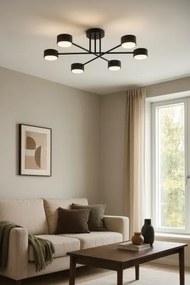 Brilagi - LED felületre szerelhető csillár MONO 6xGX53/12W/230V fekete