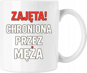 Férj által védett elfoglalt bögre fehér 330ml