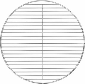 vidaXL Grillrács Ezüst 43 x 43 cm Rozsdamentes acél