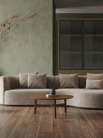 MAZZONI EXPORT BELLUNO Natúr Dió (Sötétbarna) - FA DOHÁNYZÓASZTAL Ø65 cm KEREK MODERN CLASSIC