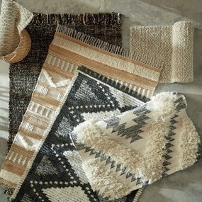 Világosszürke kézi szövésű gyapjúkeverék futószőnyeg 60x230 cm Minerals – Flair Rugs