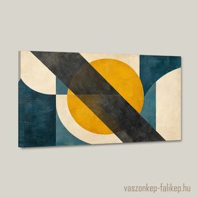 Arany Metszet prémium absztrakt vászonkép 40x23 cm