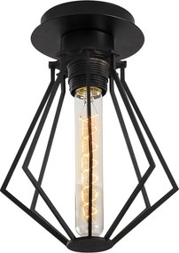 Oylat N-1039 fekete vas függőlámpa, Ø18 cm
