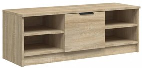 sonoma-tölgyszínű szerelt fa TV-szekrény 102 x 35,5 x 36,5 cm