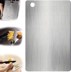 Vágódeszka Rozsdamentes Fém Kétoldalas Csúszásgátló 30cm