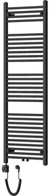 Mexen Mars elektromos radiátor 1500 x 500 mm, 600 W, fekete - W110-1500-500-6600-70