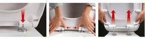 Sapho - WC-ülőke SoftClose EDITA fehér