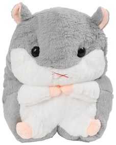 Plüss HÖRCSÖG szürke babatakaróval belül