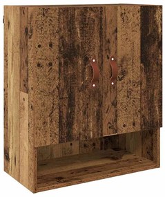 Fali Szekrény Falra szerelhető Öreg fa 60 x 31 x 70 cm Faanyag