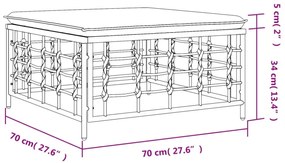 sötétszürke polyrattan kerti lábtartó bézs párnával