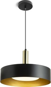 RENDL GIULIA 40 závěsná černá/zlatohnědá mosaz 230V LED E27 30W