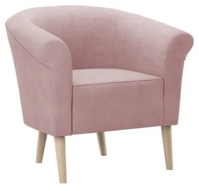 SILDA skandináv stílusú fotel - rózsaszín