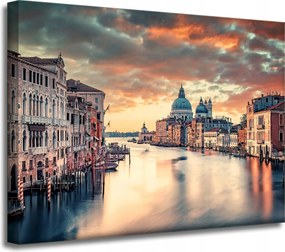 Vászonkép Velence építészete nyugat 40X30