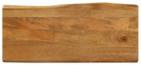 tömör mangófa természetes élű asztallap 100 x 40 x 3,8 cm