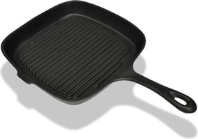 vidaXL öntöttvas grillserpenyő 24 x 23 cm