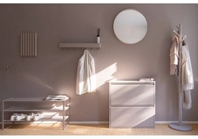 Szürke-bézs fém cipőtartó Rex – Spinder Design