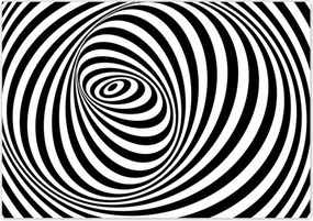 Poszterek 100x70 Absztrakt fekete-fehér