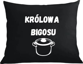 Vicces párna párnahuzat Bigos királynő