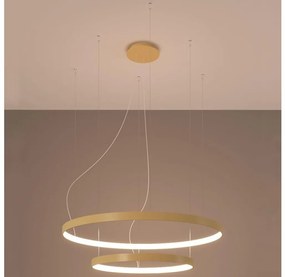 Thoro TH.214 - LED Csillár zsinóron RIO LED/80W/230V CRI90 3000K arany