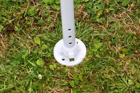 GARTHEN Kerti sátor zöld 3 x 3 m + 2 oldalfal