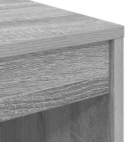 Íróasztal Szürke sonoma Forgácslap 70 x 40 x 76 cm Egyszerű