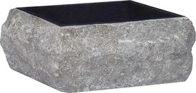 vidaXL fekete márvány mosdókagyló 30 x 30 x 13 cm