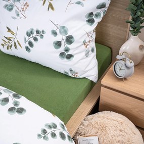 4Home frottír lepedő olivazöld, 160 x 200 cm, 160 x 200 cm