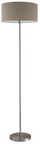 LED állólámpa TUNJA 1xE27/20W/230V átm. 38 cm matt króm/taupe