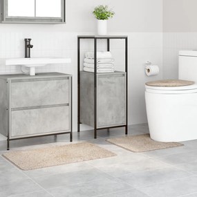 Csúszásmentes fürdőszőnyeg készlet 3 pcs Krém 50 x 50 cm PP