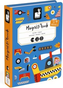 Janod - MAGNETIBOOK interaktív mágneses járműkészlet