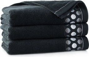 Zen törölköző 2 egyiptomi pamut 50x90 fekete