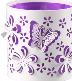 ONLI - Gyereklámpa TITILLA 1xE14/6W/230V 22 cm lila/fehér