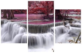 Vízesések ősszel (90x60 cm)