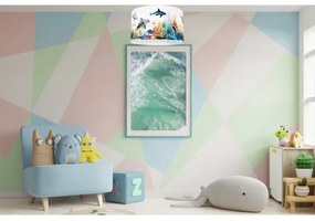 Gyerek mennyezeti lámpa OCEAN 1xE27/60W/230V