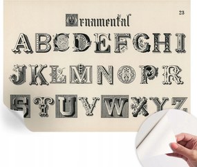 Fotótapéta Öntapadós tapéta a szobába Dekoratív betűk 208x146 cm