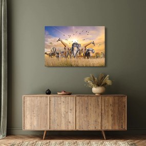 Kép - Afrikai állatok (90x60 cm)