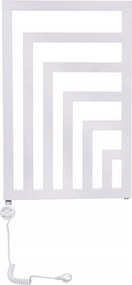 Fürdőszobai elektromos radiátor 400W Timer Laro Fehér Matt