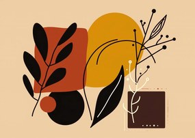 Poszter 59,4x42cm Meleg kontúrok