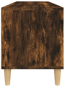 füstös tölgy színű szerelt fa TV-szekrény 100x34,5x44,5 cm