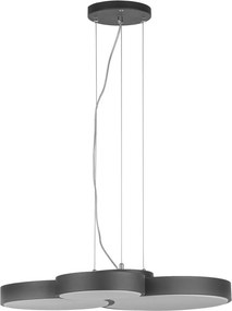 ITALUX AD14031-3A-BL LARISSA Modern Led Függesztett Lámpa Fekete LED IP20