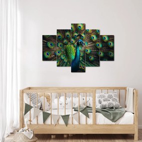 Kép – Pávatoll (150x105 cm)