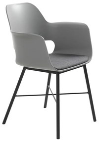 Wrestler szürke étkezőszék - Unique Furniture