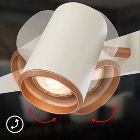 Briloner 4058044 - ERA kábeles függeszték 4xGU10/10W/230V krémszínű